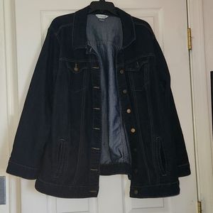 Women's plus size denim jacket